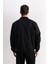 Slim Fit Dar Kesim Dik Yaka Fermuarlı Mont D7338AX25SP 7