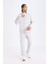 Fit Standart Fit Sporcu Jogger Eşofman Altı Standart Paça Skuba Dalgıç Kumaş D7308AX25SP 6