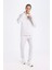 Fit Standart Fit Sporcu Jogger Eşofman Altı Standart Paça Skuba Dalgıç Kumaş D7308AX25SP 7