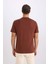 %100 Pamuk New Regular Fit Bisiklet Yaka Basic Düz Kısa Kollu Tişört V7699AZ25SP 6