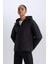 DeFactoFit Su İtici Regular Fit Kapüşonlu Fermuarlı Mont D6085AX25SP 6