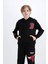 Erkek Çocuk NBA Wordmark Kapüşonlu İçi Yumuşak Tüylü Sweatshirt D7900A824WN 6