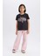 Kız Çocuk Wide Leg Kargo Geniş Paça Jean Pantolon C0451A825SM 6