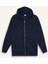 Comfort Fit Kapüşonlu İçi Yumuşak Tüylü Basic Düz Kalın Fermuarlı Sweatshirt D7599AX25SP 7