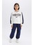 Kız Çocuk Paraşüt Kargo Jogger Paça Pamuklu Pantolon D7608A825SP 6