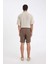 Relax Fit Pamuklu Bermuda Şort D7916AX24SM 7