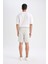 Relax Fit Pamuklu Bermuda Şort D7917AX24SM 6
