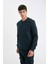 3 İplik Pamuklu Şardonlu İçi Polarlı Regular Fit Bisiklet Yaka Kalın Sweatshirt D7876AXNS 6