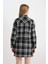 Coool Oversize Geniş Kalıp Crop Cepli Kalın Flanel Uzun Kollu Ceket Gömlek D7914AX24AU 9