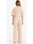 Kız Çocuk Beli Lastikli Wide Leg Geniş Bol Paça Pamuklu Pantolon D7611A825SM 6