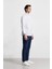 Tailored Fit Normal Kesim Düz Paça Her Yöne Esneyen Yazlık Kumaş Pantolon C7508AX25SP 6