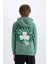 Erkek Çocuk NBA Boston Celtics Kapüşonlu İçi Yumuşak Tüylü Sırt Baskılı Sweatshirt D8020A824WN 9