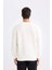 Regular Fit Bisiklet Yaka Jakarlı Sweatshirt D5391AX24AU 6
