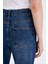 90's Wide Leg Yüksek Bel Uzun Jean Yıkamalı Pantolon D8153AX24WN 6