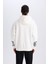 DeFacto Fit NBA Brooklyn Nets Oversize Geniş Kalıp Kapüşonlu Kalın Sporcu Sweatshirt D8513AX25SP 7