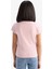 Kız Çocuk Slim Fit Dar Kesim Bisiklet Yaka Basic Düz Fitilli Kaşkorse Kısa Kollu Tişört B3053A825SM 7