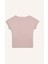Kız Çocuk Slim Fit Dar Kesim Bisiklet Yaka Basic Düz Fitilli Kaşkorse Kısa Kollu Tişört B3053A825SM 10