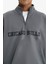 fit Nba Chicago Bulls Oversize Geniş Kalıp Fermuarlı Dik Yaka Skuba Dalgıç Kumaş SWEATSHIRT D8616AX25SP 6