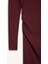 Bodycon Vücudu Saran Yarım Balıkçı Yaka Basic Düz Bürümcük Uzun Kollu Midi Bordo Elbise D8643AX24AU 7