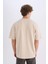 %100 Pamuk Boxy Fit Bisiklet Yaka Basic Düz Kısa Kollu Tişört D6070AX25SP 6