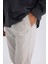 %100 Pamuk Yazlık Jogger Chino Pantolon Beli Bağcıklı Cepli Düz Paça Z9933AZ25SP 6