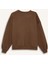 Loose Fit Bisiklet Yaka Baskılı Kalın Sweatshirt D8528AX24WN 8