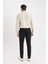 Yazlık Jogger Keten Düz Paça Pantolon D7542AX25SP 8