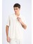 Relax Fit Polo Yaka Pamuklu Yazlık Kısa Kollu Gömlek D8875AX25SM 6