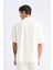 Relax Fit Polo Yaka Pamuklu Yazlık Kısa Kollu Gömlek D8875AX25SM 8