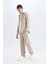 %100 Pamuk Bol Rahat Kesim Wide Leg Geniş Paça Yazlık Keten Görünümlü Pantolon D7285AX25SP 8