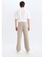 %100 Pamuk Bol Rahat Kesim Wide Leg Geniş Paça Yazlık Keten Görünümlü Pantolon D7285AX25SP 10