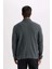 Standart Fit Normal Kesim Yarım Balıkçı Yaka Fermuarlı Waffle Hırka R1195AZNS 10