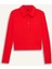 Slim Fit Dar Kesim Polo Yaka Fitilli Kaşkorse Uzun Kollu Tişört D8720AX24AU 6