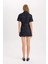 Fashion Fit Gömlek Yaka Cepli Kısa Kollu Midi Jean Elbise D5809AX24WN 9