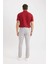 Yazlık Chino Kanvas Dokulu Pantolon Slim Fit Dar Kesim Cepli Dar Paça T1055AZ25SP 7