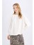 Coool Oversize Geniş Kalıp Bisiklet Yaka Basic Düz Kalın Sweatshirt D9022AXNS 8