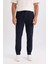 Jogger Beli Bağcıklı Cepli Düz Paça Pantolon D8639AX24AU 1
