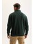 3 İplik Pamuklu Şardonlu İçi Polarlı Comfort Regular Fit Rahat Kalıp Dik Yaka Fermuarlı Kalın Sweatshirt D9067AXNS 6