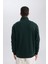 3 İplik Pamuklu Şardonlu İçi Polarlı Comfort Regular Fit Rahat Kalıp Dik Yaka Fermuarlı Kalın Sweatshirt D9067AXNS 10