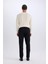 Tailored Regular Fit Normal Kesim Kumaş Pantolon Basic Düz Cepli D9083AX24WN 6