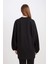 Regular Fit Bisiklet Yaka Balon Kollu Taşlı Uzun Kollu Sweatshirt Tunik D4803AX24AU 7