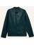 Su İtici Slim Fit Dar Kesim Dik Yaka Fermuarlı Suni Deri Mont D8525AX25SP 10