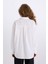 Oversize Geniş Kalıp Tek Cepli Poplin Uzun Kollu Gömlek D9174AX24AU 6