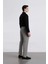 Twill Chino Kumaş Pantolon Slim Fit Dar Kesim Dar Paça Basic Düz Cepli B2091AX24AU 6
