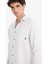 %100 Pamuk Regular Fit Basic Düz Uzun Kollu Gömlek D7079AX25SP 4