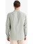 %100 Pamuk Regular Fit İnce Kumaş Polo Yaka Uzun Kollu Gömlek D7394AX25SP 6