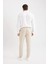 Yazlık Jogger Keten Düz Paça Pantolon D7542AX25SP 6