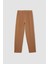 Pantolon Straight Fit Lastikli Bel Piliseli Basic Düz D4405AX24WN 8