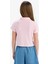 Kız Çocuk Slim Fit Dar Kesim Polo Yaka Basic Düz Fitilli Kaşkorse Kısa Kollu Tişört Z7794A625SM 6