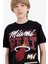 Erkek Çocuk NBA Miami Heat Bisiklet Yaka Kısa Kollu Tişört D9546A825SM 6